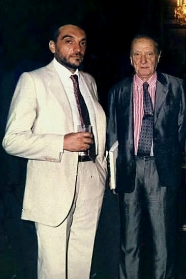 Alberto Perrone y Enrique Cadícamo